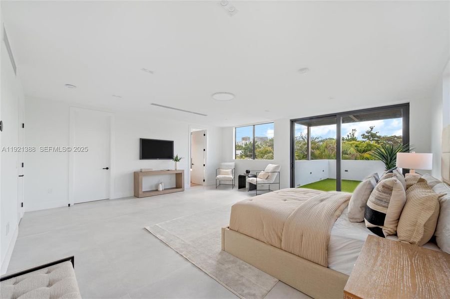 Furnished interior view inside a new home in , Miami (Image 7).