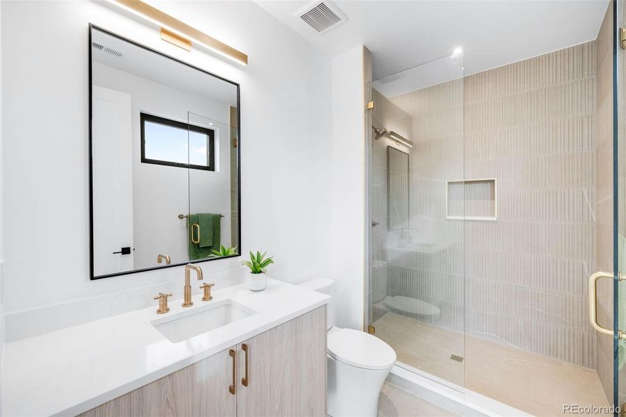 Furnished interior view inside a new home in , Denver (Image 23).