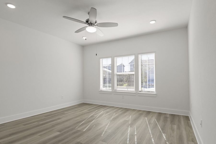 Spacious, unfurnished interior of a new home in Easton Park, Austin (Image 39).