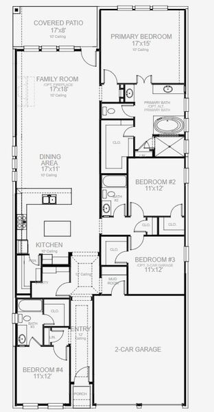 Image 13 representing the 2169W by Perry Homes in Lariat 50', Liberty Hill, TX.