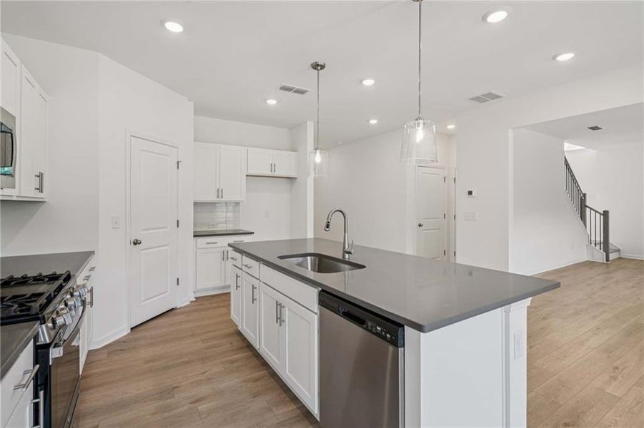 Furnished interior view inside a new home in , Locust Grove (Image 9).