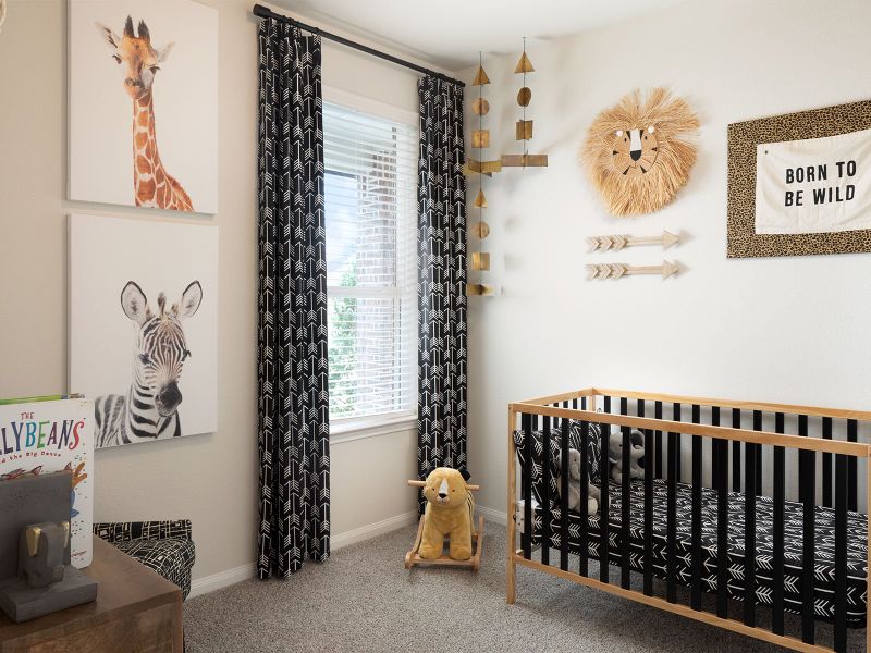 Furnished interior view inside a new home in Webercrest Heights, Houston (Image 7). Furnished interior view inside a new home in Webercrest Heights, Houston (Image 7).