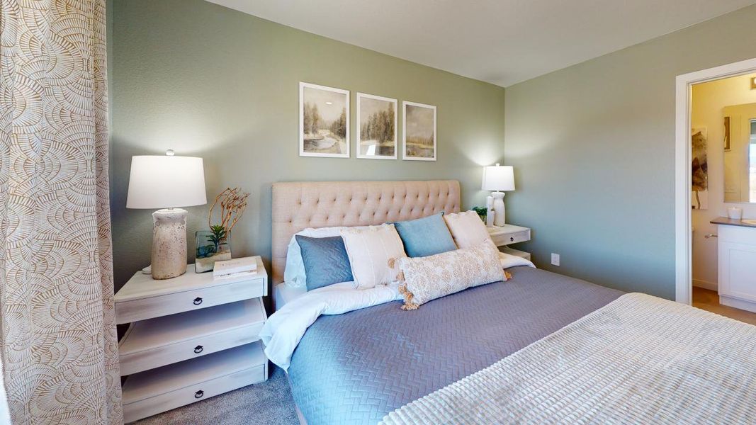 Representative furnished interior of a home built from the Westcliffe by Baessler Homes in Conestoga, Ault (Image 14).
