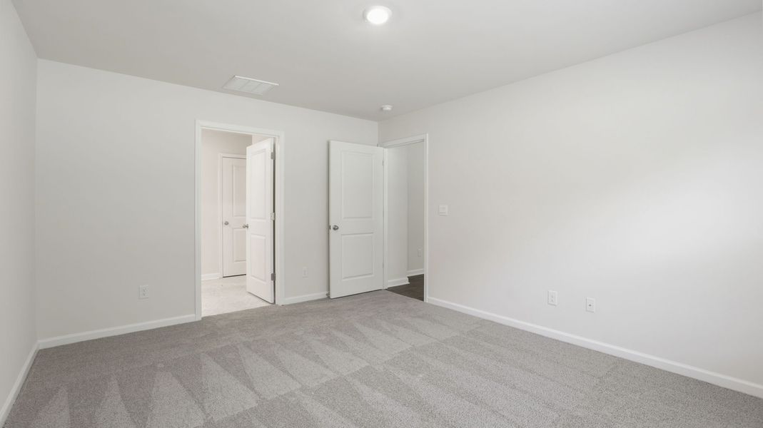 Spacious, unfurnished interior of a new home in Wildbrook Village, Waynesville (Image 25). Spacious, unfurnished interior of a new home in Wildbrook Village, Waynesville (Image 25).