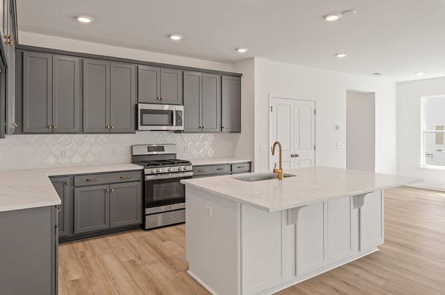Furnished interior view inside a new home in Parker's Preserve, Ridgeville (Image 8). Furnished interior view inside a new home in Parker's Preserve, Ridgeville (Image 8).