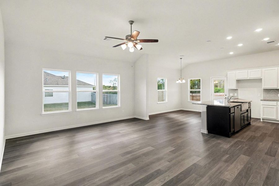 Spacious, unfurnished interior of a new home in Clear View Estates, Willis (Image 24). Spacious, unfurnished interior of a new home in Clear View Estates, Willis (Image 24).