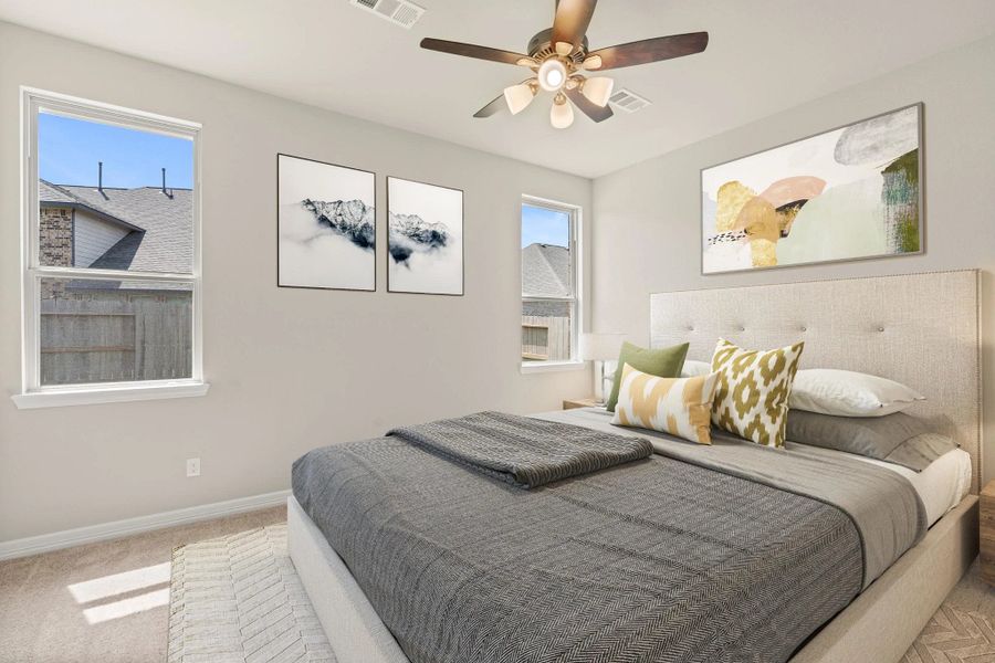 Furnished interior view inside a new home in Sunterra Lakes, Brookshire (Image 6).