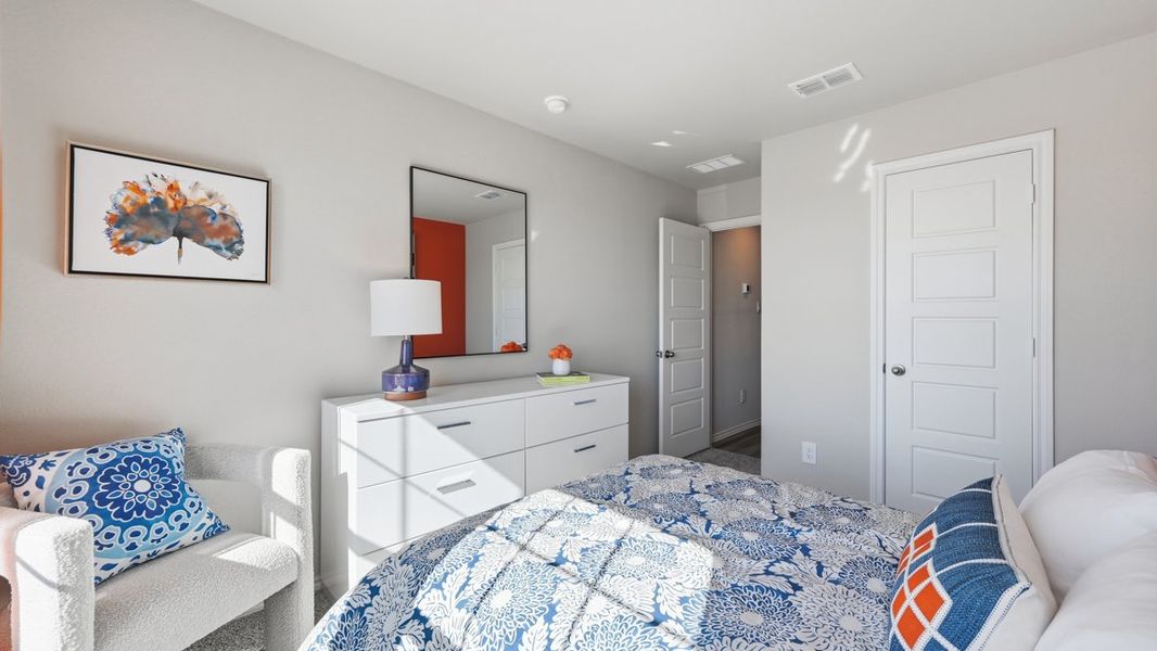 Furnished interior view inside a new home in Lonestar at Liberty Trails, Fort Worth (Image 34).