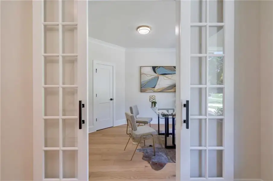 Furnished interior view inside a new home in , Atlanta (Image 13).