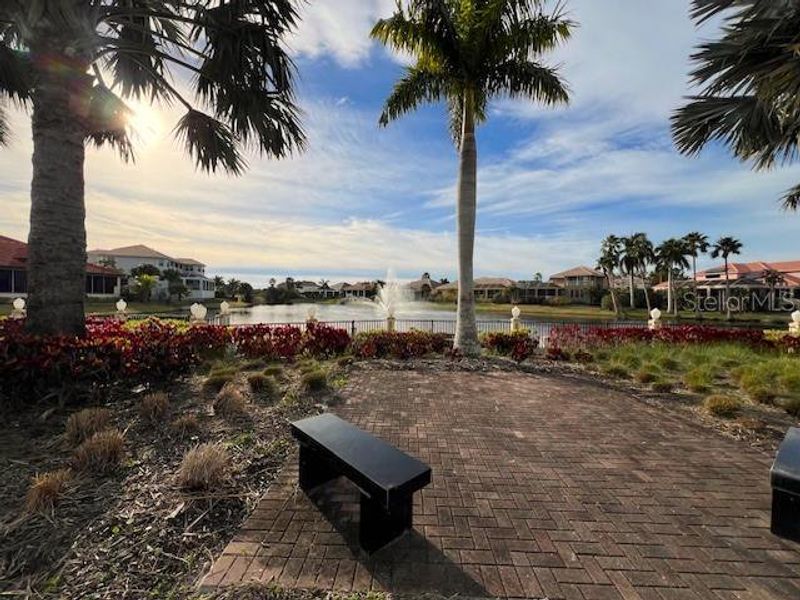 Community Fountain Overlook