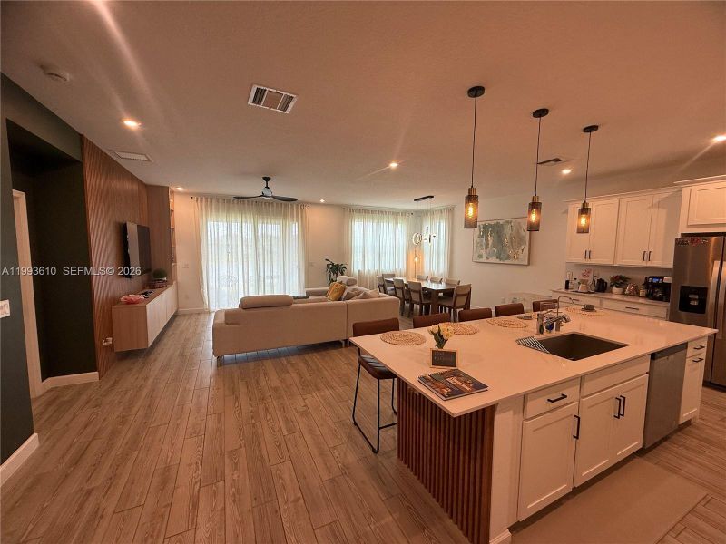 Furnished interior view inside a new home in Tradition, Port St. Lucie (Image 51).