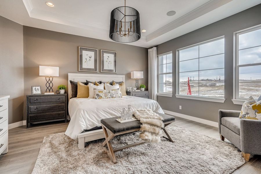 Representative furnished interior of a home built from the Mesa by Taylor Morrison in Macanta Destination Collection, Castle Rock (Image 7).