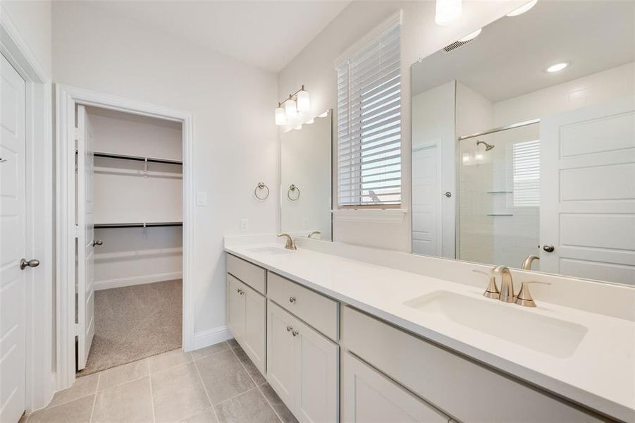Furnished interior view inside a new home in Wildflower Ranch, Justin (Image 7).