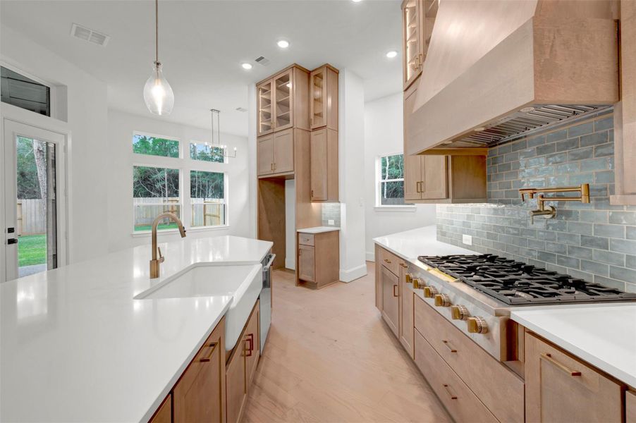 Furnished interior view inside a new home in The Woodlands Hills - Premier Collection, Willis (Image 6).