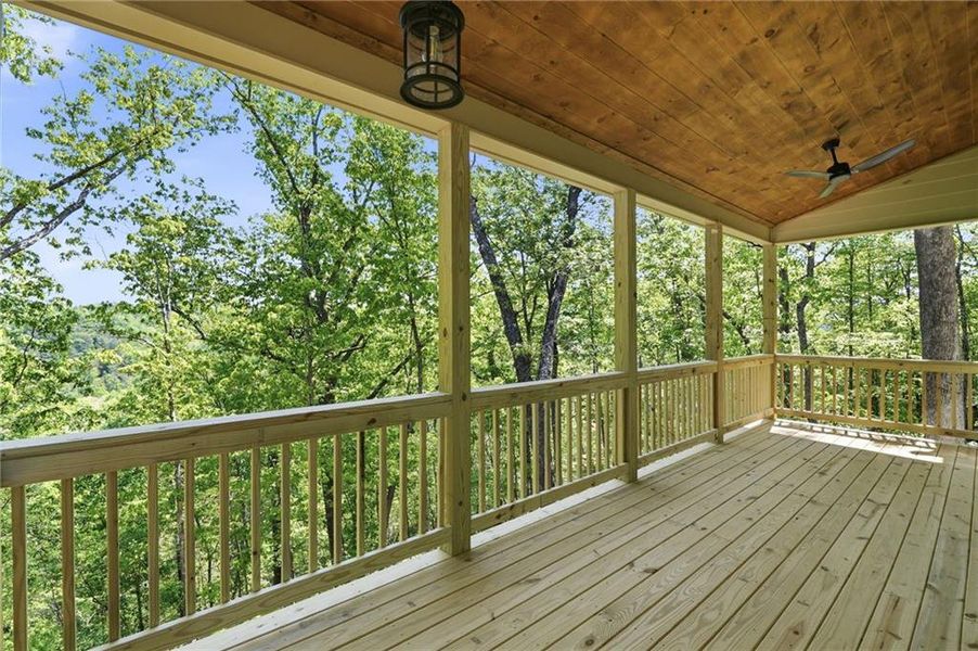 Exterior details and patio area of a home in , Ranger (Image 3).