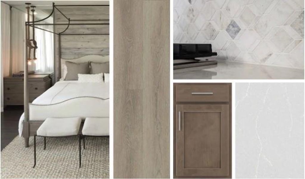 Sample of building materials used in homes in Brookewater, Rosenberg (Image 3).
