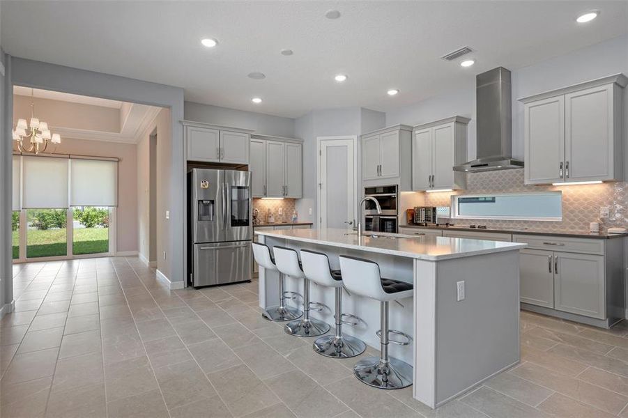Furnished interior view inside a new home in Hampton Green at Providence, Davenport (Image 31).