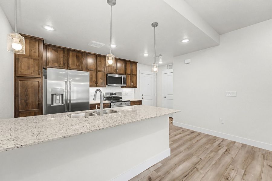 Furnished interior view inside a new home in Highlands at Fox Hill, Longmont (Image 4).