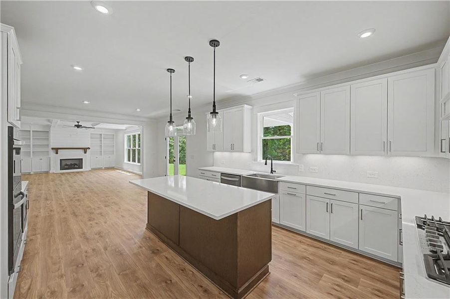 Furnished interior view inside a new home in , Kennesaw (Image 8).