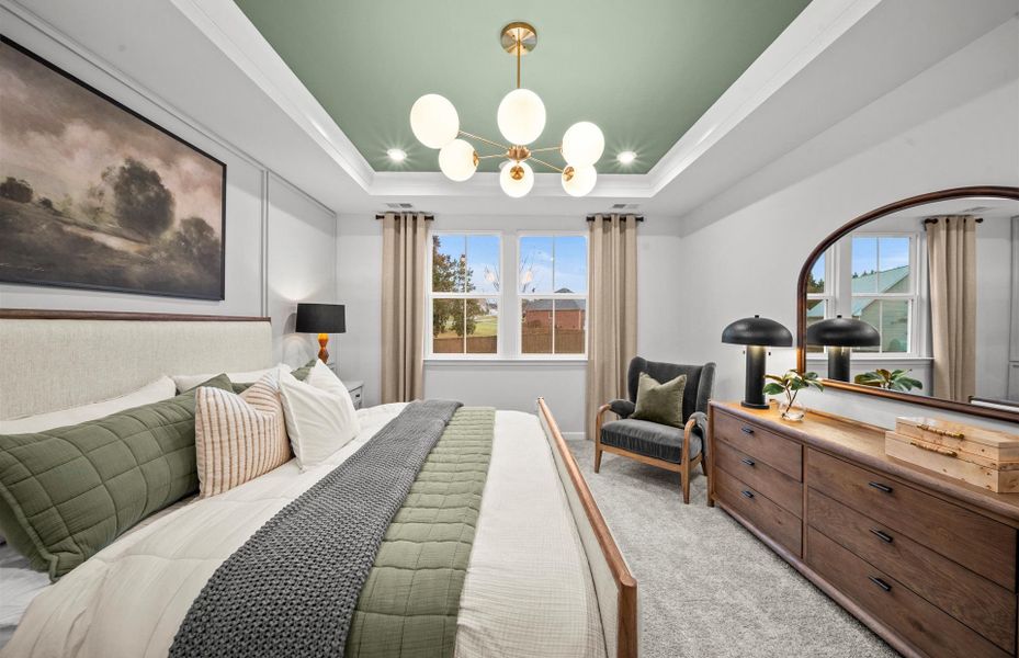 Furnished interior view inside a new home in Sparrow Creek, Boiling Springs (Image 13).
