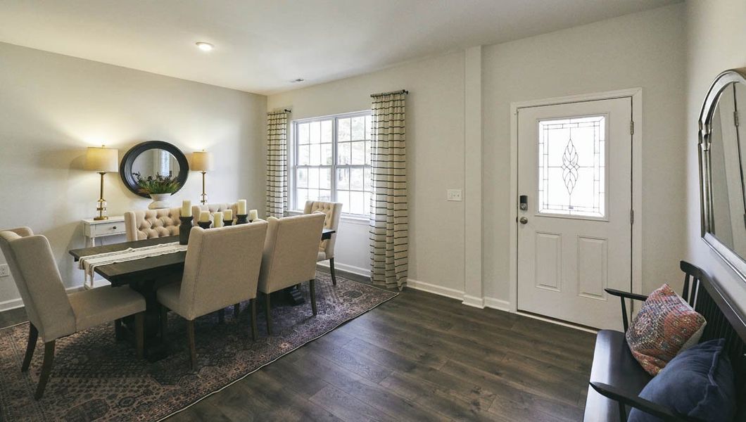 Representative furnished interior of a home built from the Winston by D.R. Horton in Middleton, Greensboro (Image 6). Representative furnished interior of a home built from the Winston by D.R. Horton in Middleton, Greensboro (Image 6).