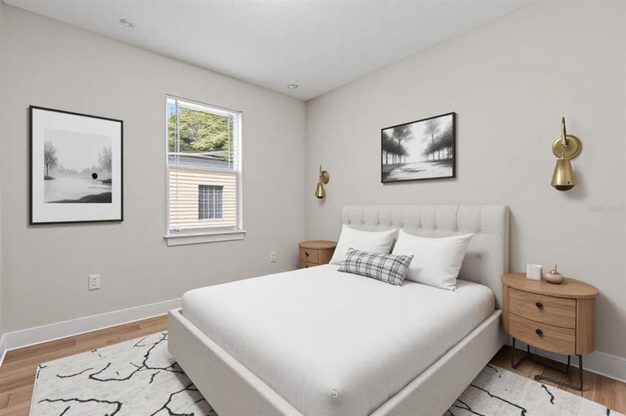 Furnished interior view inside a new home in , Orlando (Image 15).