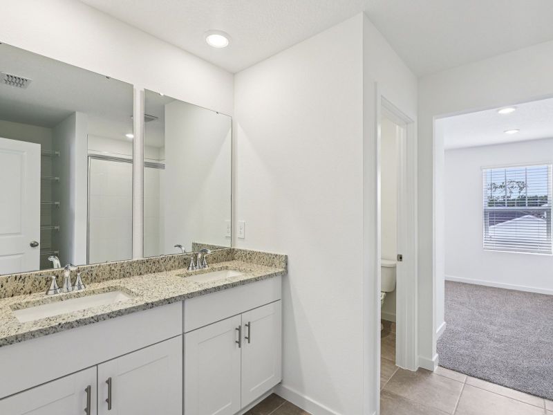 The Primary Bathroom at 8 Wandering Creek Way