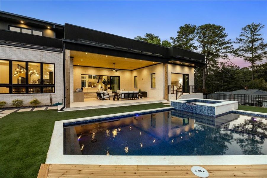 Front exterior of a new home in , Atlanta, GA, highlighting curb appeal (Image 29). Front exterior of a new home in , Atlanta, GA, highlighting curb appeal (Image 29).