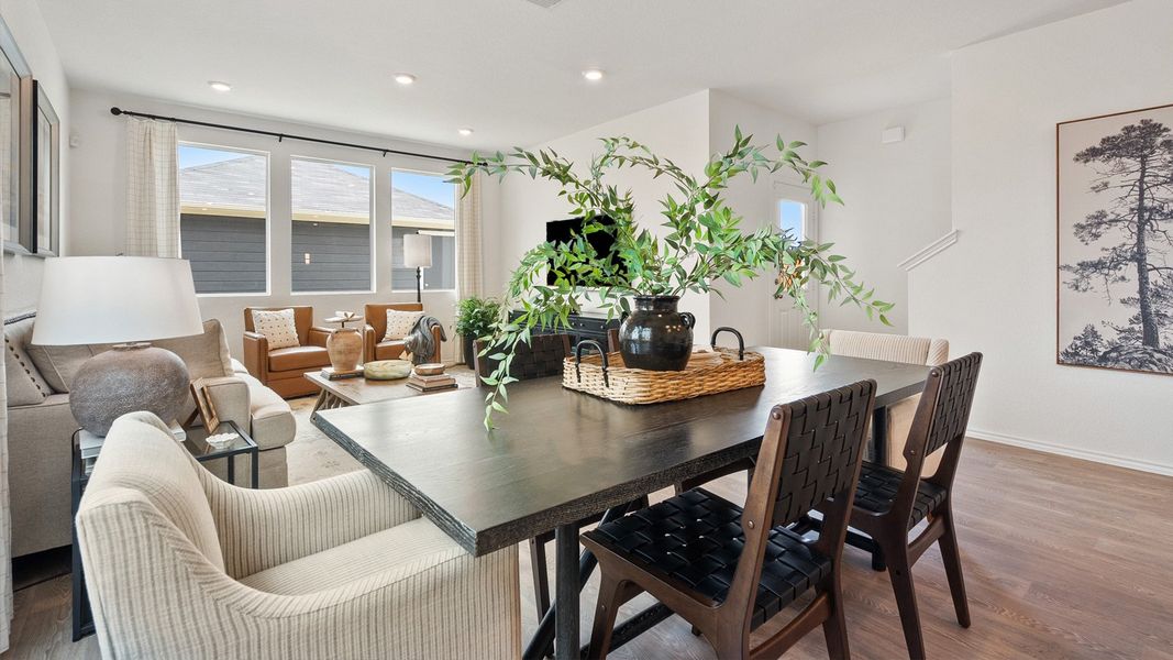 Representative furnished interior of a home built from the The Emily by D.R. Horton in Valverde, Bastrop (Image 9). Representative furnished interior of a home built from the The Emily by D.R. Horton in Valverde, Bastrop (Image 9).
