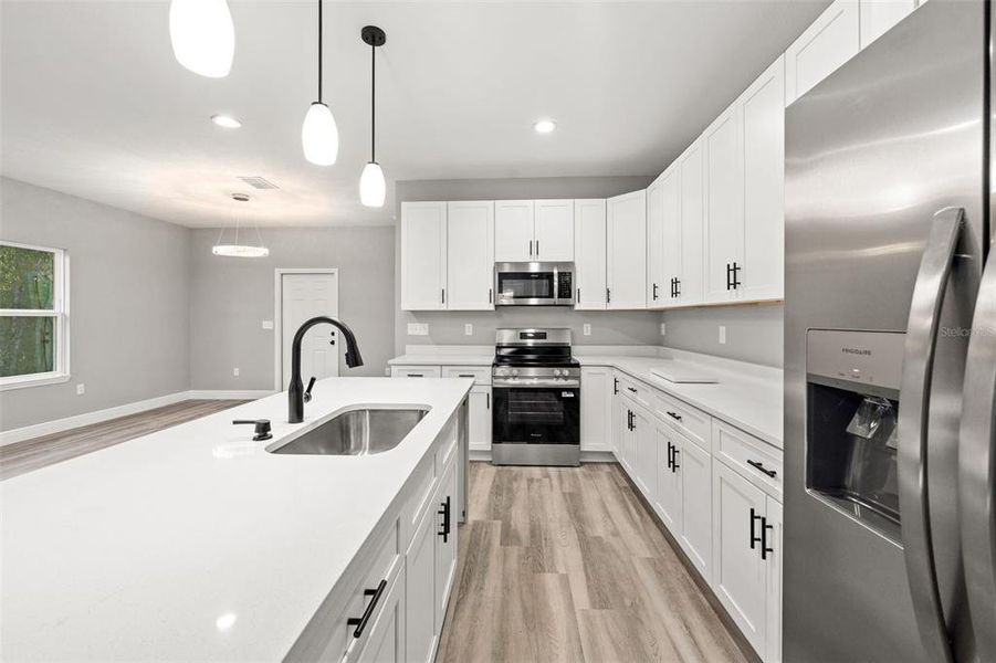 Furnished interior view inside a new home in , Williston (Image 6).
