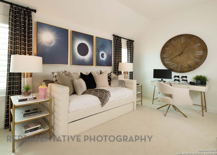 Furnished interior view inside a new home in Esperanza, Boerne (Image 8).
