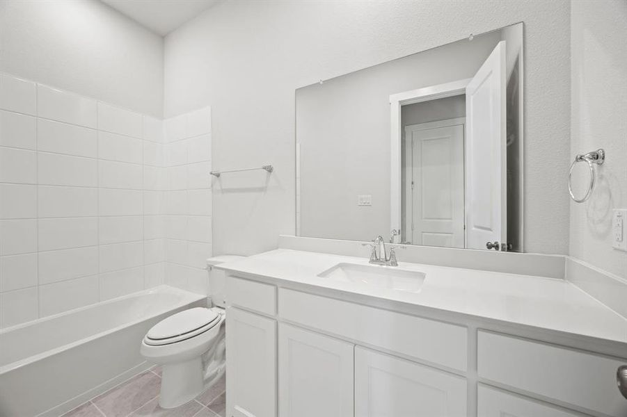 Furnished interior view inside a new home in Chatham Reserve, Providence Village (Image 12).