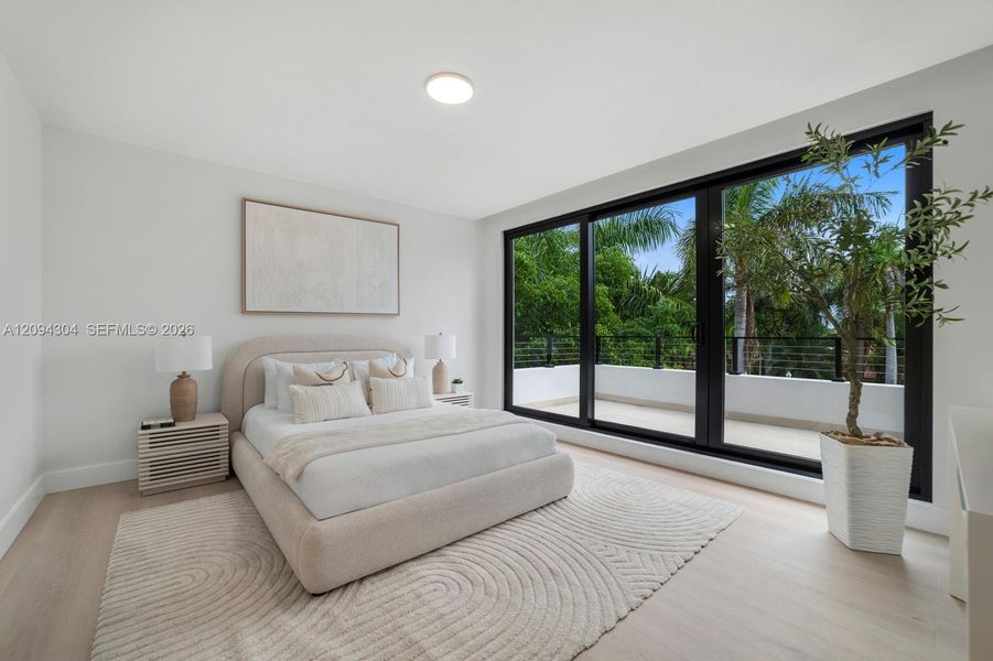 Furnished interior view inside a new home in , Hollywood (Image 12).