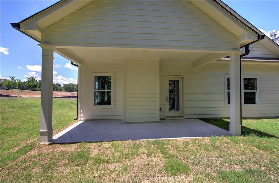 Exterior details and patio area of a home in , Cartersville (Image 22).