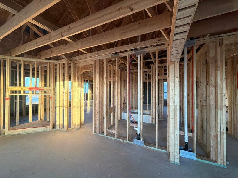 In-progress construction of a new home in Covenant Park, Springtown, TX (Image 5).