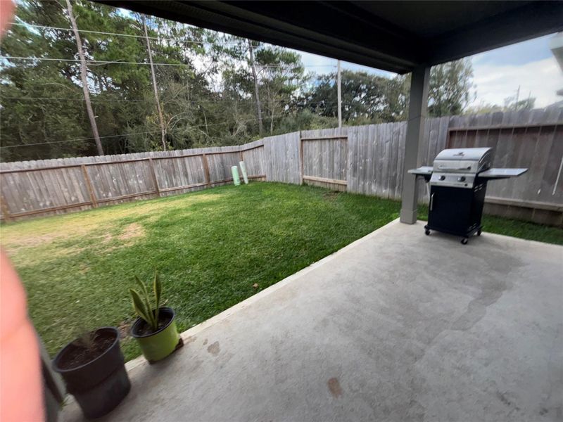 Exterior details and patio area of a home in , Houston (Image 3).