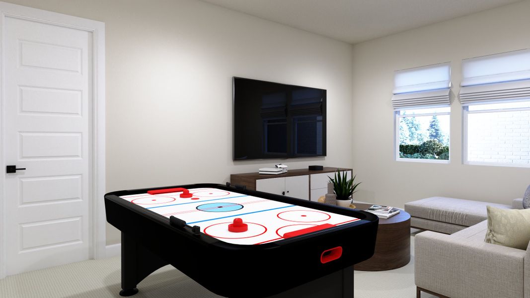 Representative furnished interior of a home built from the The Isleworth by Trumark Homes in RainDance, Windsor (Image 15).