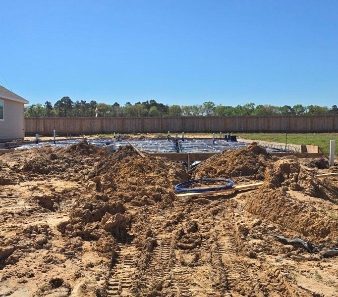 Site preparation for new homesites in Granger Pines, Conroe (Image 26).