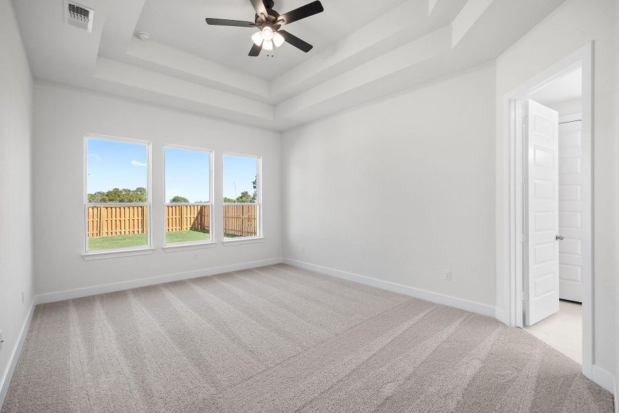 Spacious, unfurnished interior of a new home in Parmer Ranch, Georgetown (Image 38). Spacious, unfurnished interior of a new home in Parmer Ranch, Georgetown (Image 38).