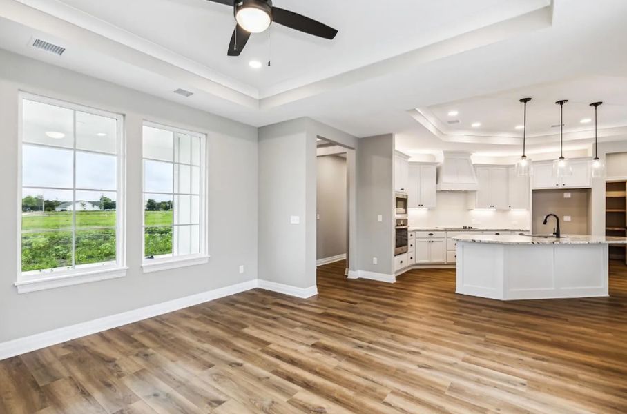 Spacious, unfurnished interior of a new home in The Courtyards at Cornerstone, Andover (Image 9). Spacious, unfurnished interior of a new home in The Courtyards at Cornerstone, Andover (Image 9).