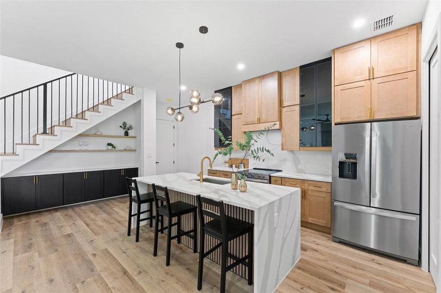 Furnished interior view inside a new home in , Dallas (Image 17). Furnished interior view inside a new home in , Dallas (Image 17).