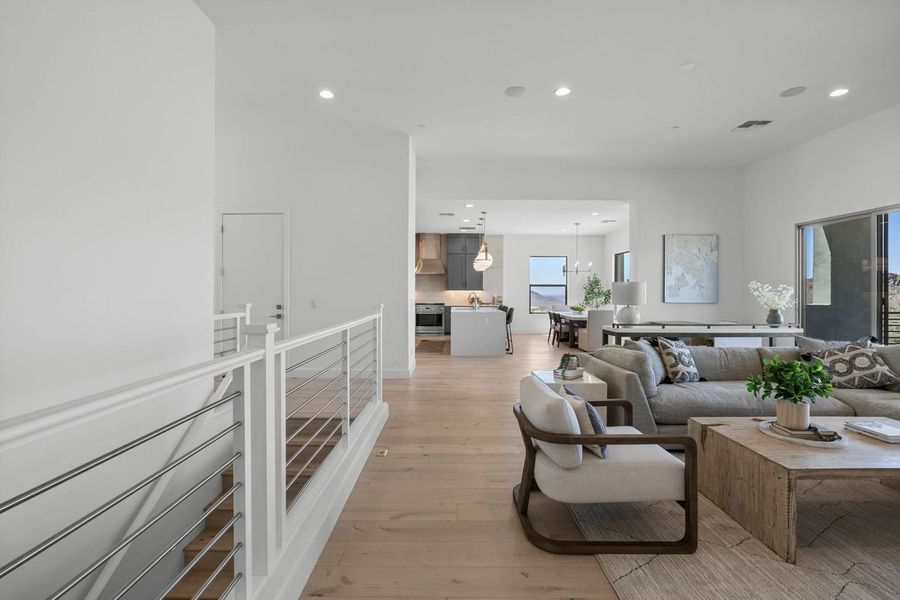 Representative furnished interior of a home built from the Ridgeline by KLMR Homes in Bellos at The Summit, Fountain Hills (Image 11).