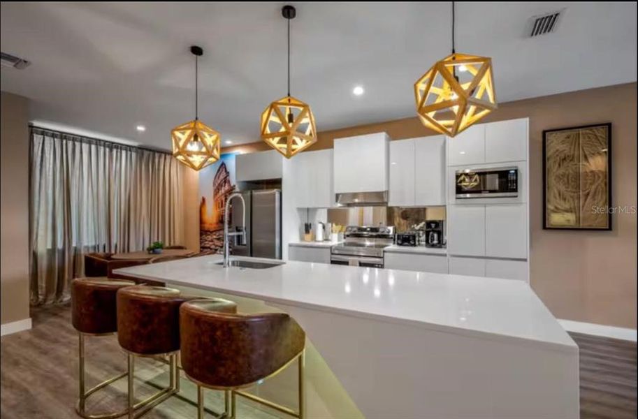 Furnished interior view inside a new home in , Kissimmee (Image 14).