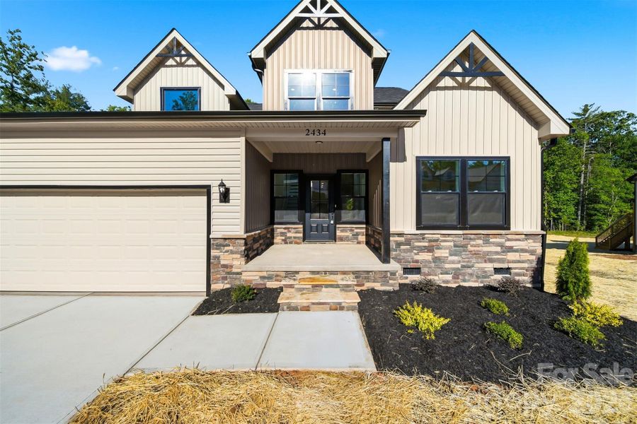 Front exterior of a new home in , Morganton, NC, highlighting curb appeal (Image 18). Front exterior of a new home in , Morganton, NC, highlighting curb appeal (Image 18).