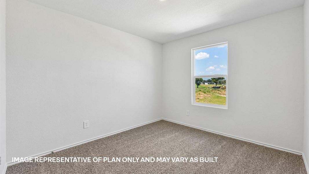 Representative unfurnished interior of a home built from the The Livingston by D.R. Horton in Valverde, Bastrop (Image 27).