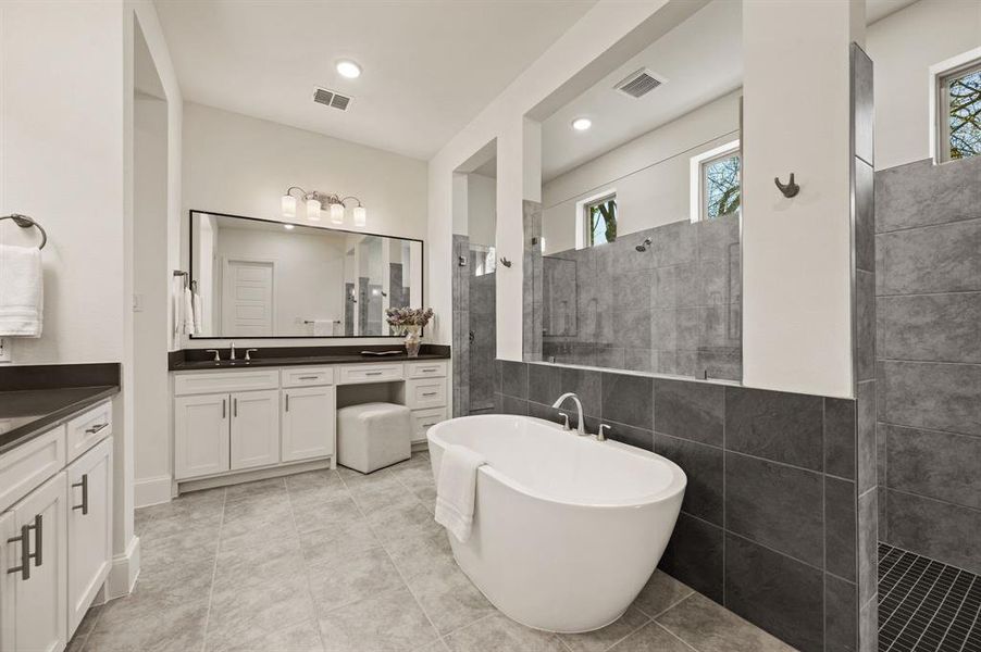 Furnished interior view inside a new home in , Keller (Image 18). Furnished interior view inside a new home in , Keller (Image 18).