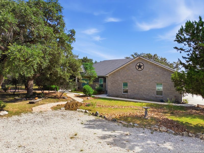 Exterior details and patio area of a home in , Bandera (Image 23). Exterior details and patio area of a home in , Bandera (Image 23).