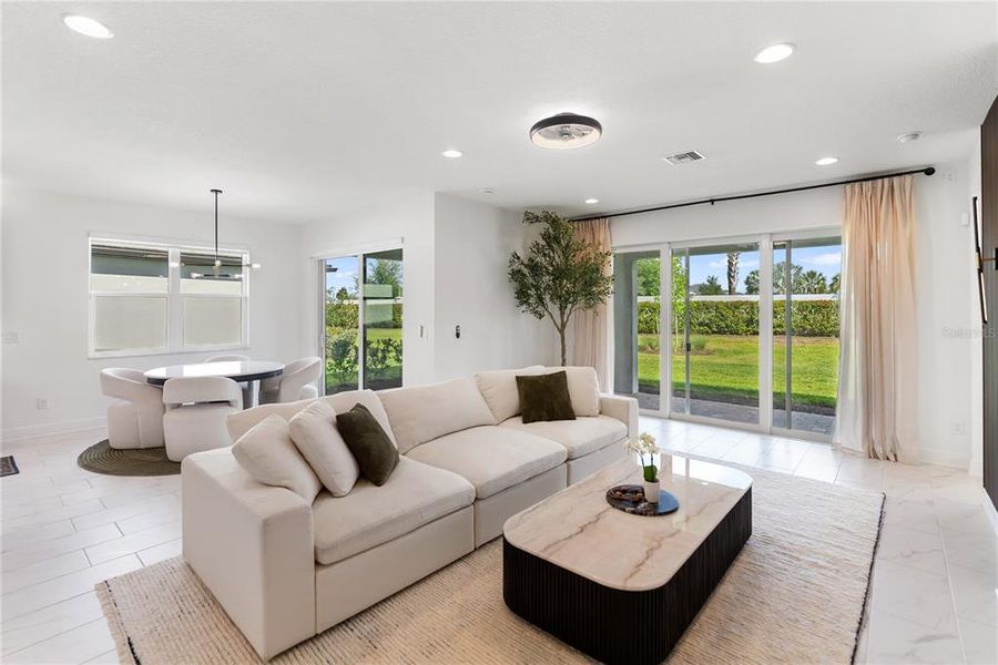 Furnished interior view inside a new home in , Bradenton (Image 14).
