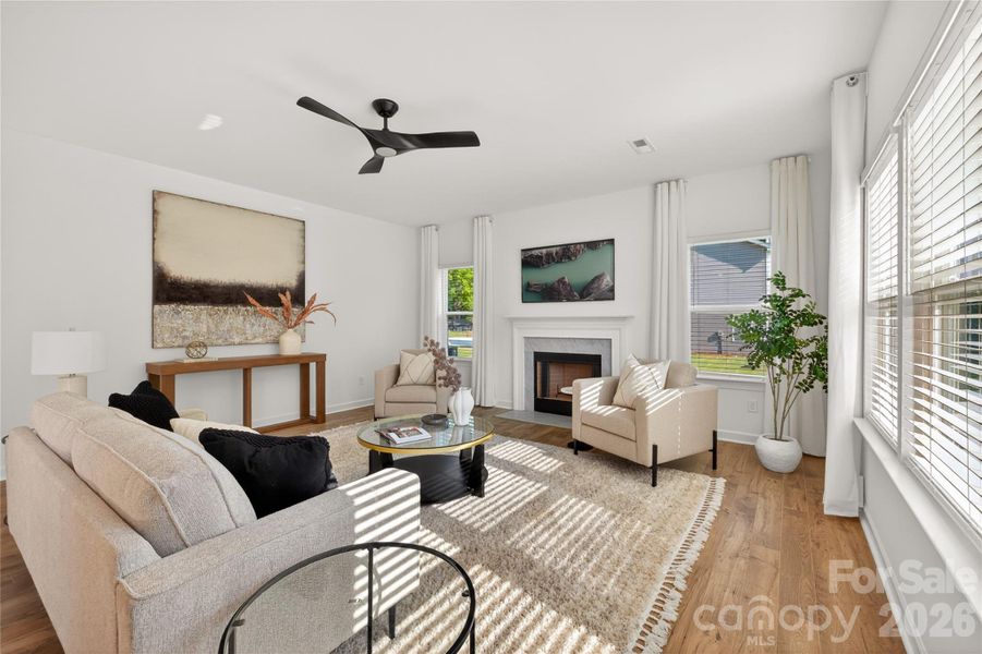 Furnished interior view inside a new home in , Troutman (Image 18).