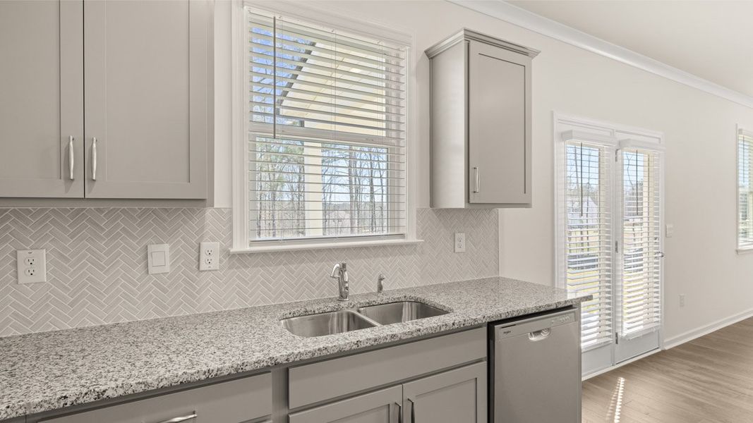Furnished interior view inside a new home in Brooks Station, Dacula (Image 10).